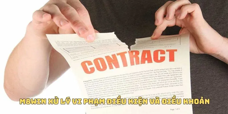ĐIỀU KIỆN VÀ ĐIỀU KHOẢN M8WIN 3 Mức độ xử lý vi phạm đủ sức răn đe cộng đồng người chơi